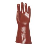 PVC RUKAVICA 40 CM, CRVENA, VEL. 10
