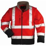 SIGNALIZIRAJUĆA HI-VIZ SOFTSHELL JAKNA STATION CRVENA