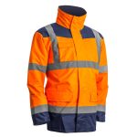4U1 SIGNALIZIRAJUĆA ZAŠTITNA HI-VIZ PARKA KANATA NARANČASTO-PLAVA