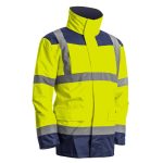 4U1 SIGNALIZIRAJUĆA ZAŠTITNA HI-VIZ PARKA ROAD WAY ŽUTO/PLAVA