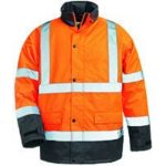 SIGNALIZIRAJUĆA ZAŠTITNA HI-VIZ PARKA ROADWAY NARANČASTO/PLAVA